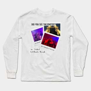 Did you see the photos? | Paris Taylor Swift Midnights album 3AM edition Long Sleeve T-Shirt